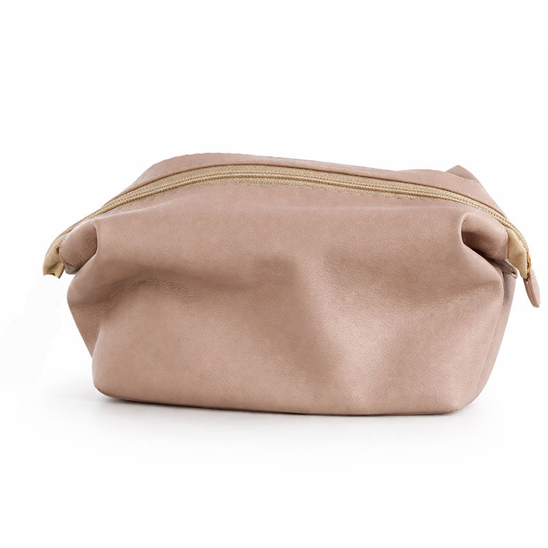 Essence Pink Makeup Bag - Compact Travel Pouch, 1 Pc