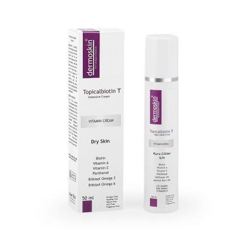 Dermoskin Moisturizing Face Cream with Topicalbiotin T & Vitamins - Hydrating Facial Cream for Dry Skin Care, 50ml Dermoskin Dry Skin Face Cream with Vitamins moisturizing face cream, dry skin care, vitamin enriched skincare, dermoskin topicalbiotin T cream, hydrating facial cream, skincare, face cream, dry skin relief, vitamin skincare, dermoskin, topicalbiotin T, facial moisturizer