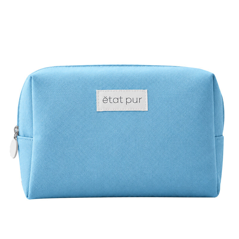 Etat Pur Blue Makeup Bag for Beauty Essentials