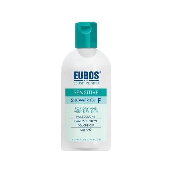 Eubos Sensitive Shower Oil F Soothing Body Cleanser 200ml