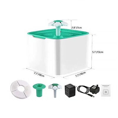EuroCat Holytachi 3-in-1 Daisy Automatic Cat Water Fountain 18x13x7cm