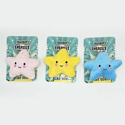 EuroCat Plush Star Cat Toy Soft Interactive Play Design