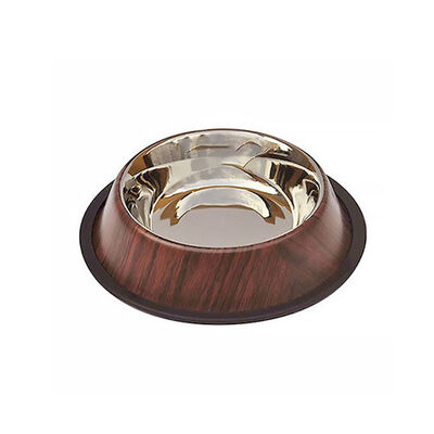 EuroDog Bamboo Pattern Pet Bowl for Food and Water 32 oz