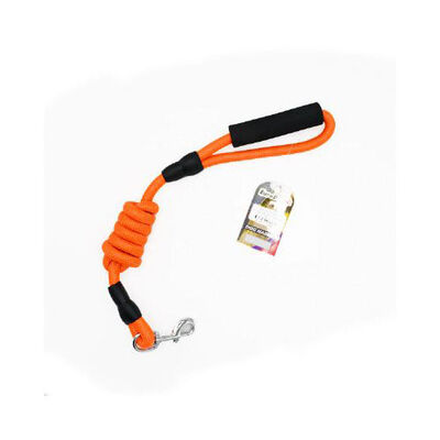 EuroDog Dog Leash Durable Nylon Lead Orange 14mm x 120cm