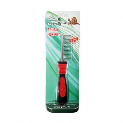 Eurodog Wide-Tooth Pet Grooming Comb for Cats and Dogs 20cm