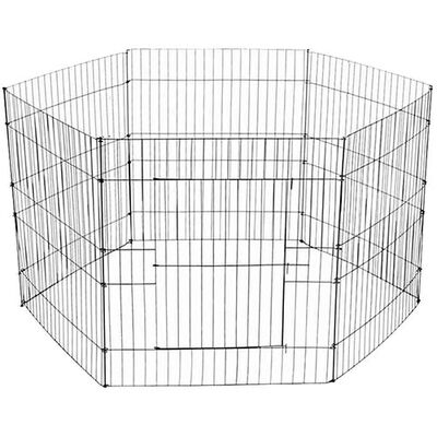 Eurogold 6-Piece Wire Panel Dog Playpen 80x80 cm