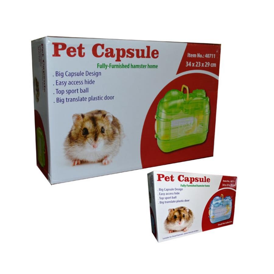 Eurogold Dream House Hamster Cage with Accessories 34x23x29 cm