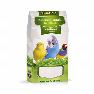 Eurogold Calcium Block Small Bird Cuttlebone for Beak Care