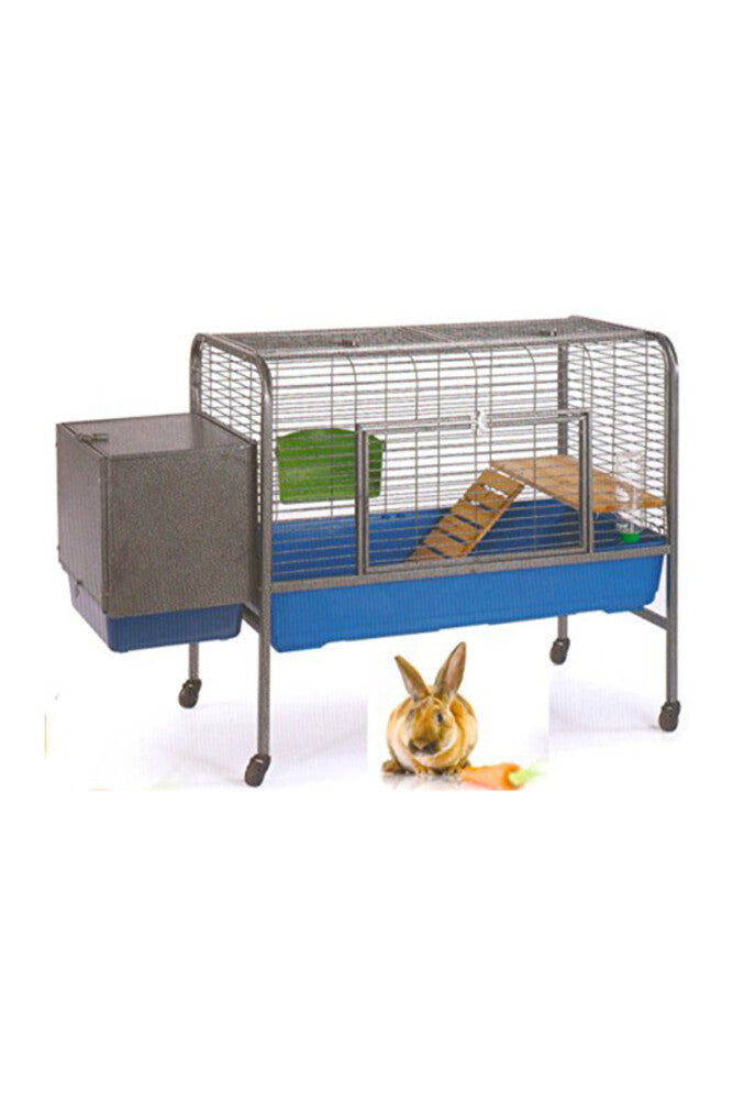 EuroGold Rabbit Cage with Stand and Nesting Box 132x57x90 cm