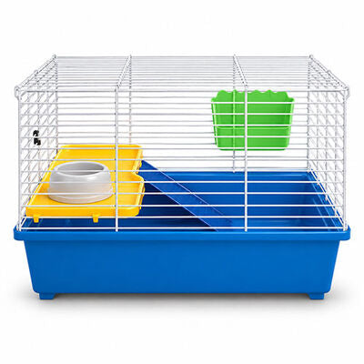 EuroGold Rabbit Cage with Bed and Food Bowl Set 71x46x47 cm