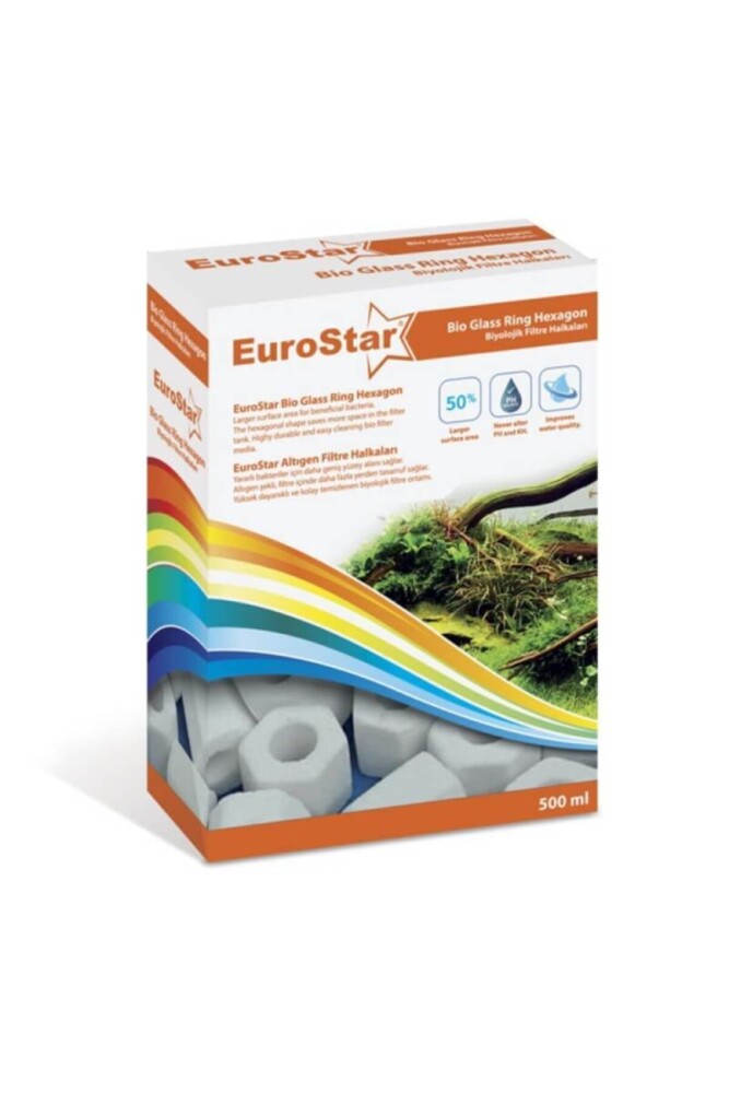Eurostar Bio Filter Hexagon Biological Media 500ml