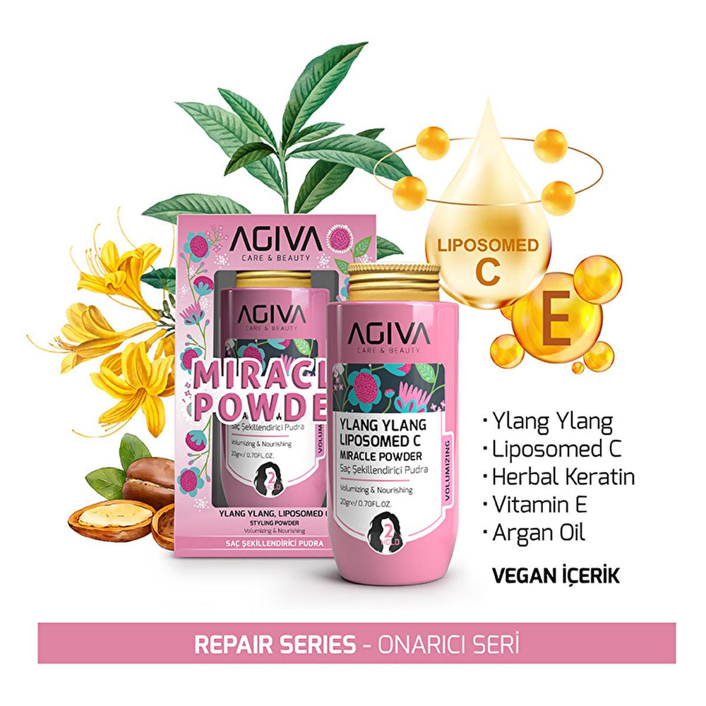 Agiva Milk Protein Hair Styling Powder: Volumizing, Oil Absorbing, Matte Finish Hair Volume Powder For Thicker, Fuller Hair - image 8