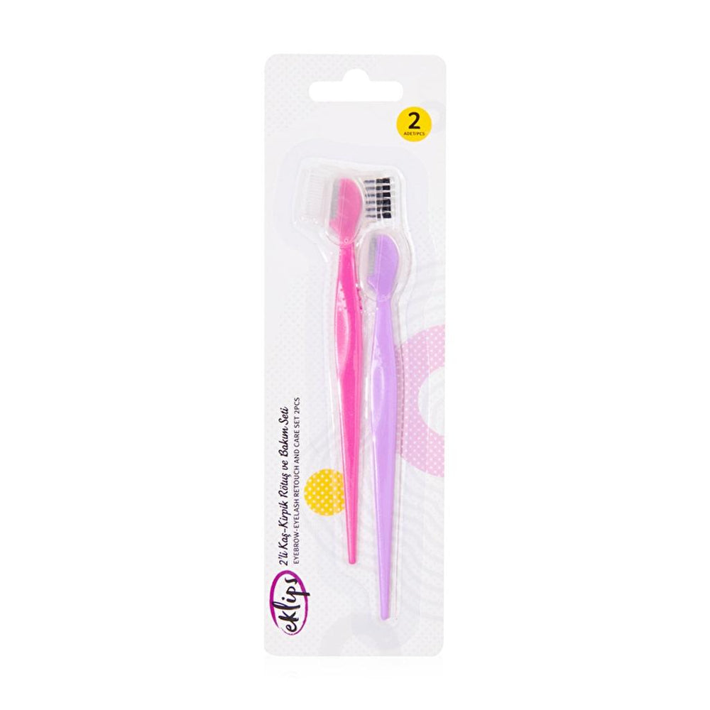 Eklips 2-Piece Eyebrow & Eyelash Touch-Up Set for Grooming