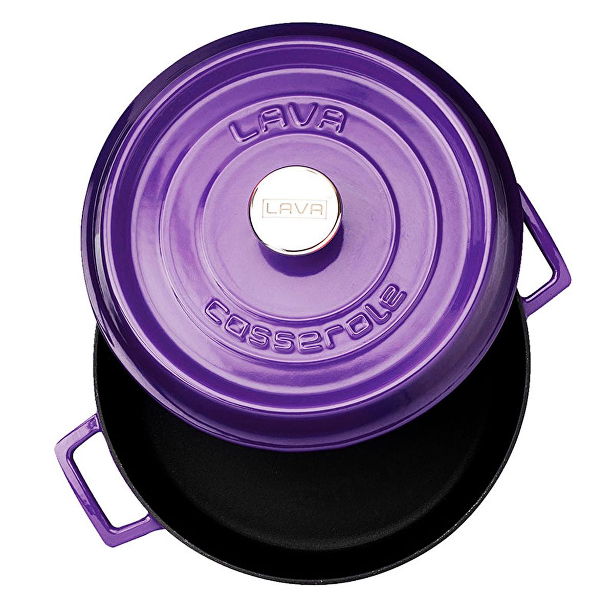 Lava Mor Cast Iron Multi-Purpose Cookware - 11 Inch Round Enamel Coated Pot with Integrated Handle, Oven Safe, Durable Lava Mor Cast Iron Cookware - Durable & Oven Safe Cast Iron Cookware, Enamel Coated Cookware, Multi-Purpose Cookware, Oven Safe Cookware, Durable Cookware, Cast Iron Pot, Round Cookware, Integrated Handle, 11 Inch Cookware, Cooking Essentials, Kitchen Staples, Home Cooking, Culinary Tools