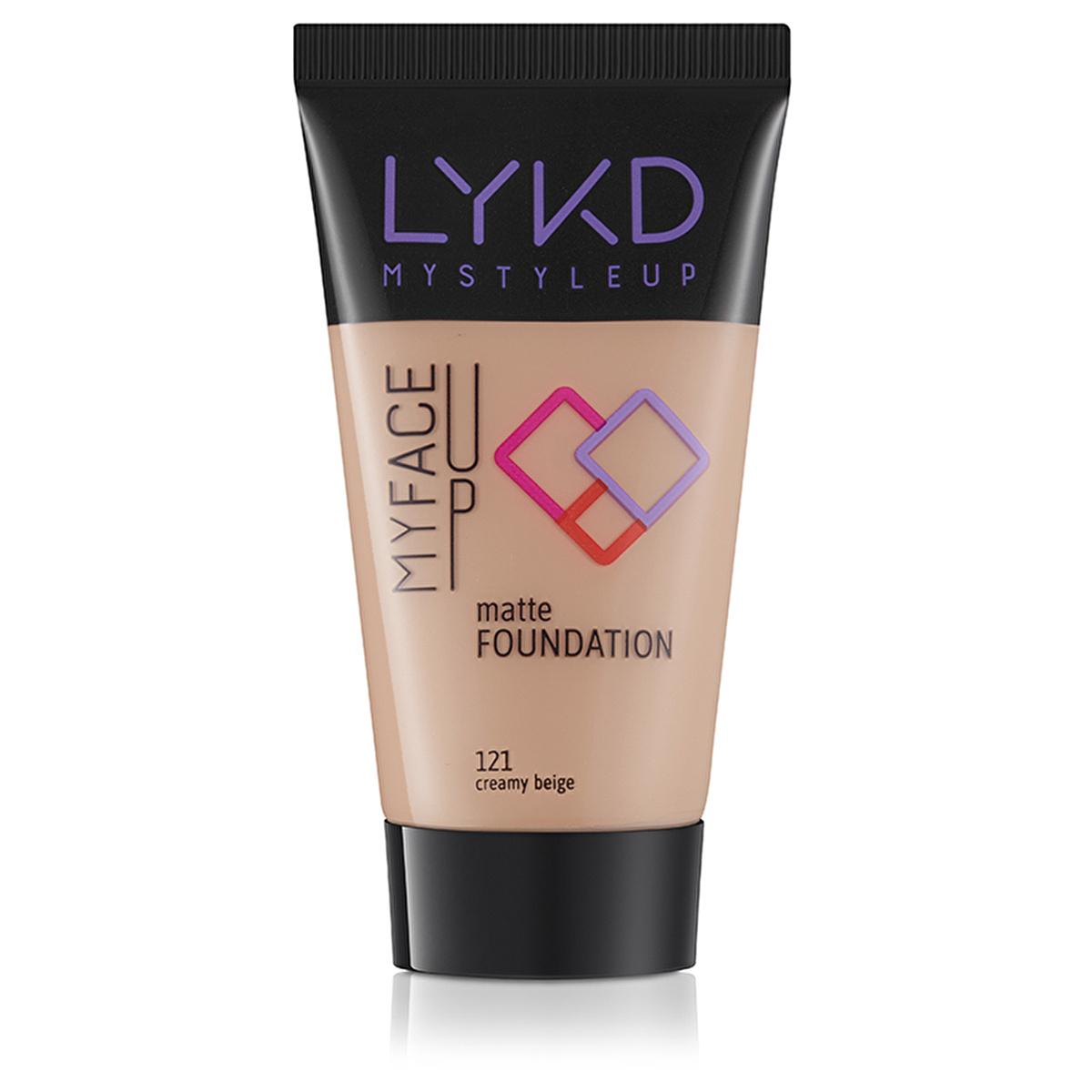 LYKD Matte Foundation 121 Creamy Beige - Long-Lasting, Matte Finish Makeup for Everyday Wear LYKD Matte Foundation 121 Creamy Beige - Long Lasting Makeup matte foundation, LYKD Mat Fondöten, Creamy Beige foundation, long-lasting foundation, everyday makeup, natural finish, non-cakey foundation, lightweight foundation, makeup for daily wear, flawless finish, beauty essentials, cosmetics