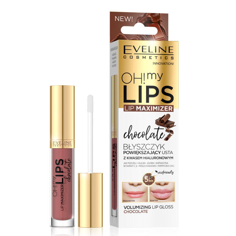 Eveline Cosmetics Oh My Lips Chocolate Plumping Lip Gloss 4.5 ml