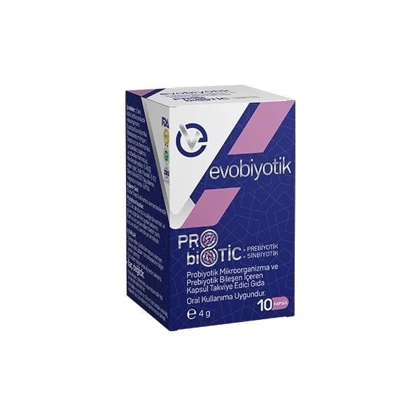 Evopharma Evobiyotik Probiotic Supplement with Inulin 10 Capsules