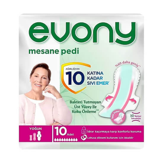 Evony Daily Bladder Pad Intense 10-Pack
