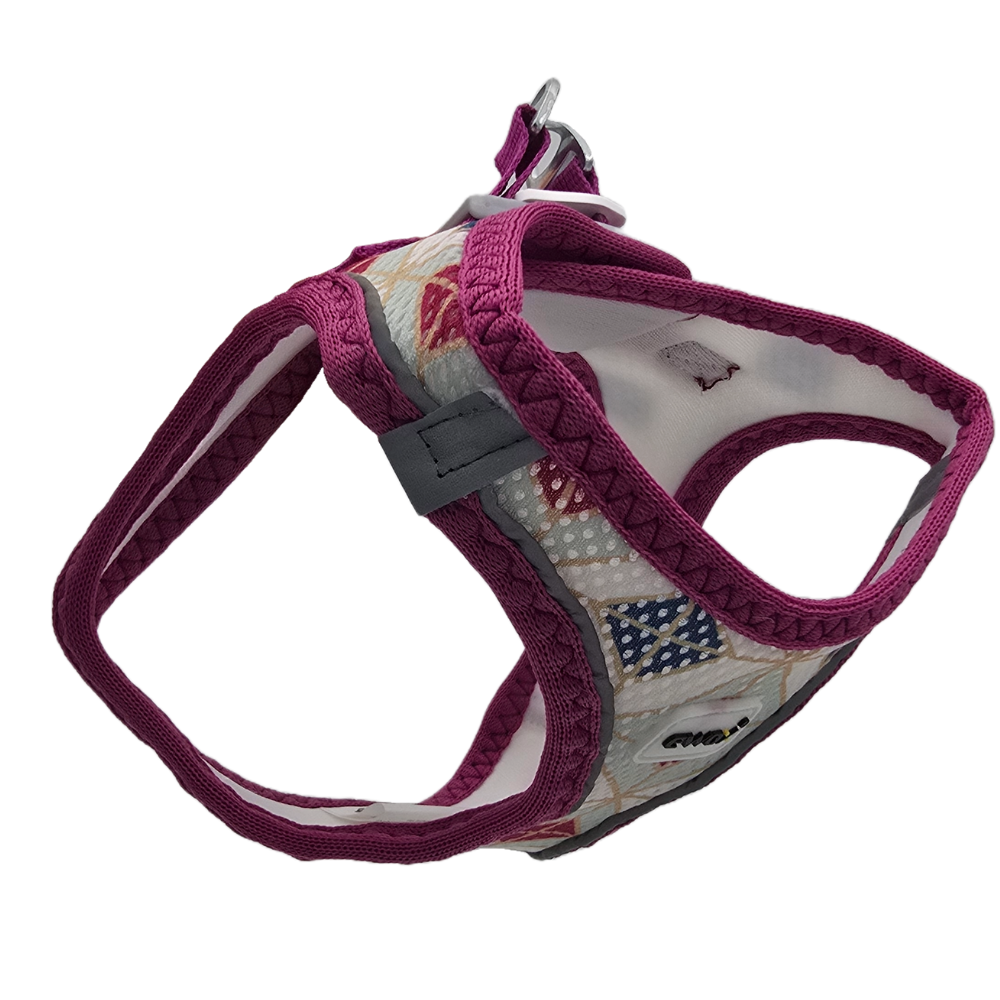 Ewox Air Mesh Checkered Dog Harness Breathable Comfort Medium