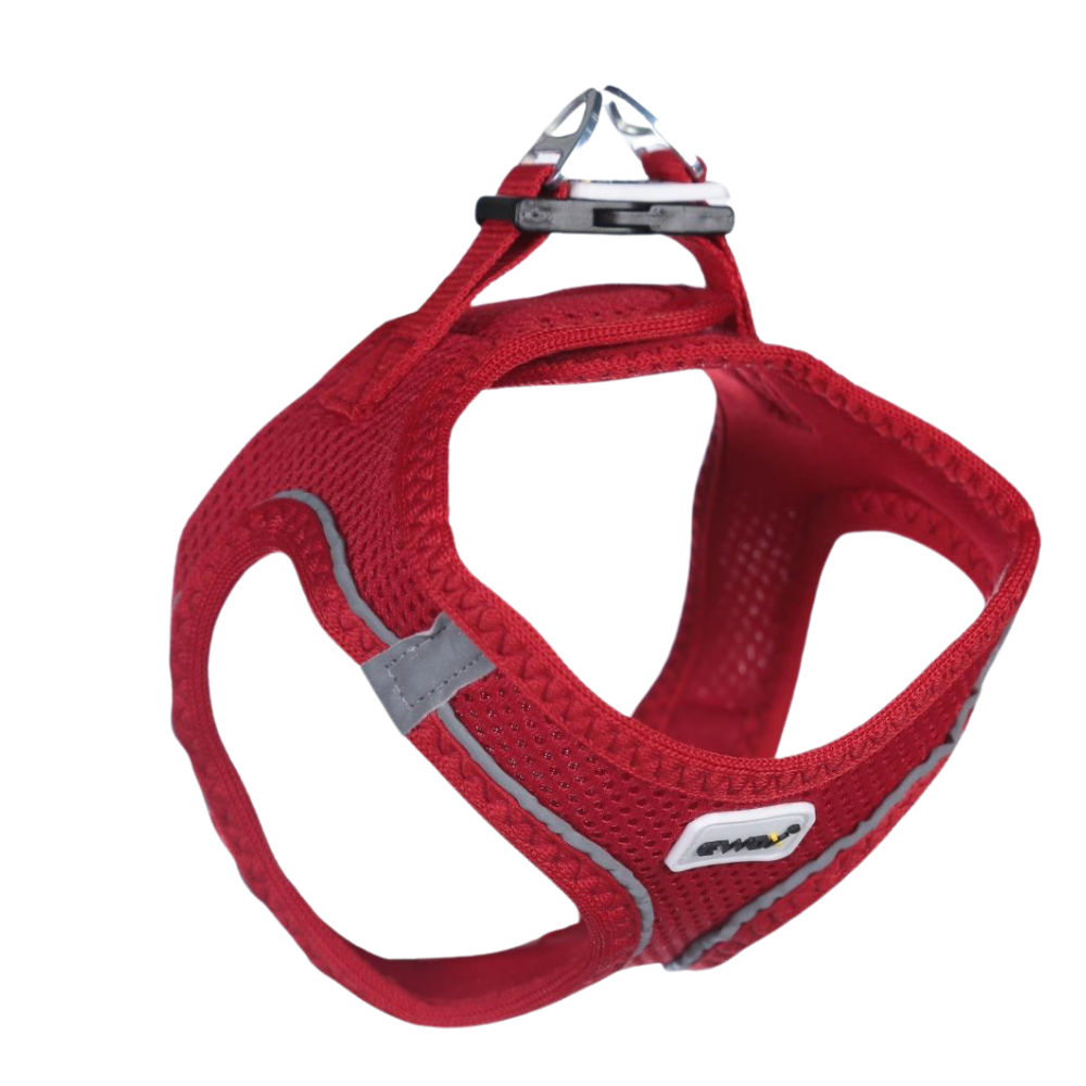 Ewox Air Mesh Red Dog Harness Lightweight Security XS