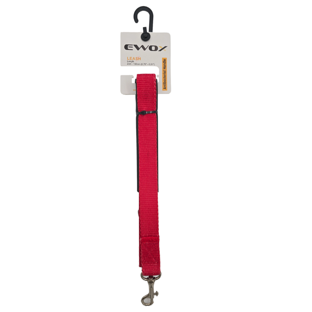 Ewox Small Breed Dog Leash Durable Red Walking Lead