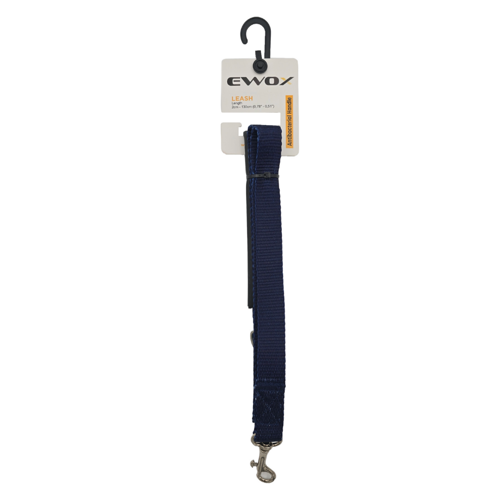 Ewox Small Breed Dog Leash with Navy Blue Grip