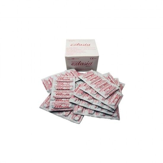 Extasia Classic Latex Condoms for Reliable Protection 100 Count