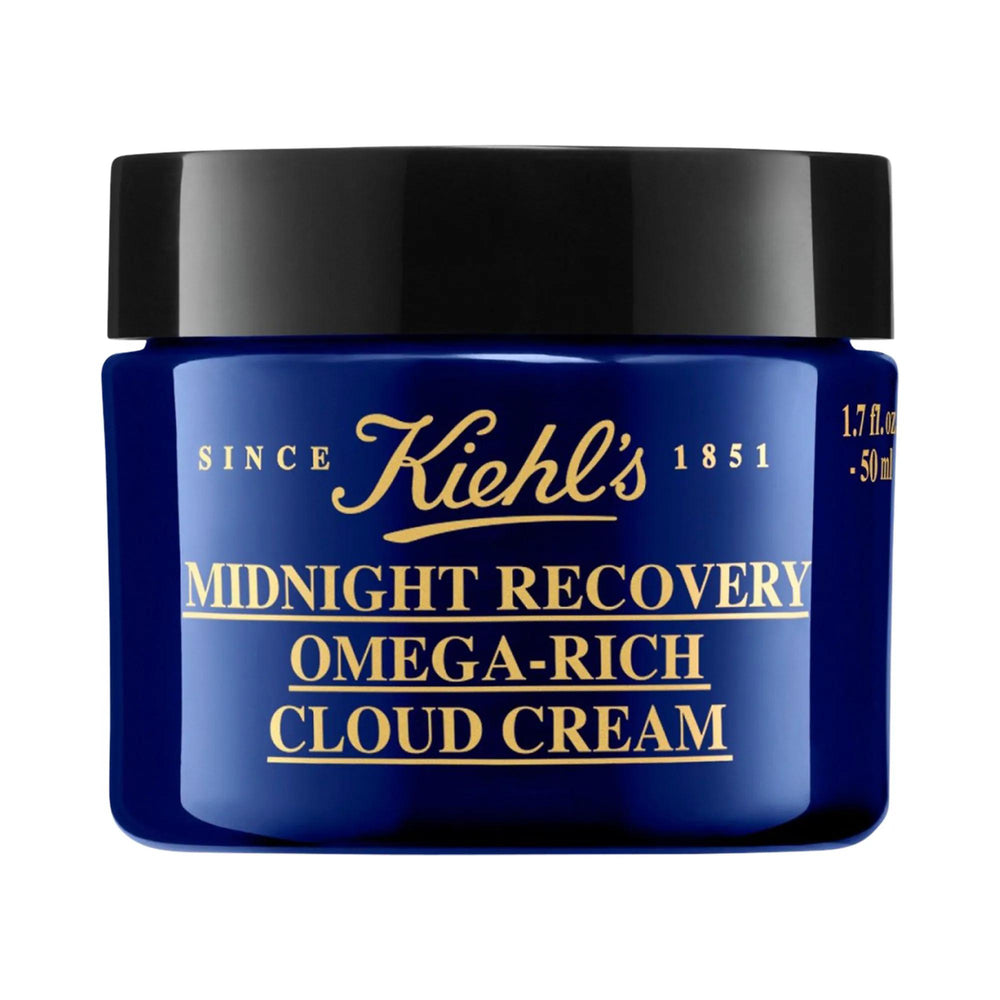 Kiehl's Midnight Recovery Omega-Rich Cloud Cream - Vegan Moisturizing Face Cream for Dryness, Dullness, and Loss of Firmness Kiehl's Vegan Moisturizing Face Cream - Omega Rich Skincare Moisturizing Face Cream, Omega Rich Skincare, Vegan Face Cream, Lightweight Moisturizer, Botanical Skincare, Kiehl's, Skincare, Face Creams, Vegan Skincare, Anti-Aging, Hydrating Face Cream, Nighttime Skincare Routine, Cruelty-Free, Omega 3, Omega 6, Squalane, Dry Skin Solution, Dullness Treatment, Loss of Firmness Solution