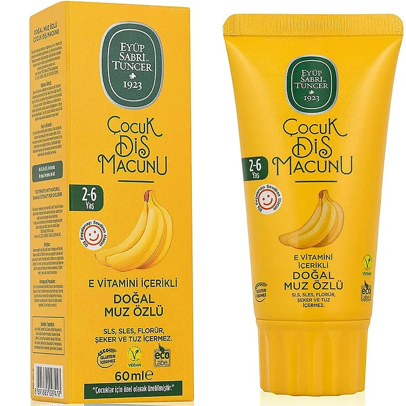 Eyup Sabri Tuncer Kids Banana Toothpaste Ages 2-6 60ml