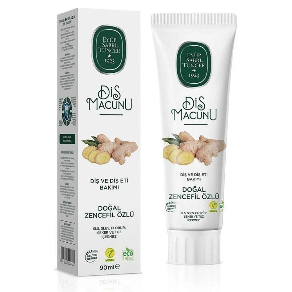 Eyup Sabri Tuncer Natural Ginger Toothpaste for Fresh Breath 90 ml
