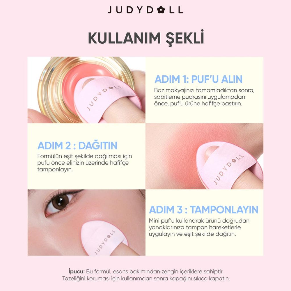 Judydoll Pudding Bouncy Blush 05 Ruddy Apple