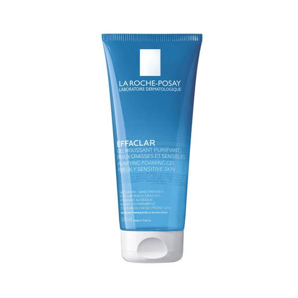 La Roche Posay Effaclar Gel 200ml - Soap-Free Facial Cleansing Gel for Sensitive & Oily Skin - Cleanser