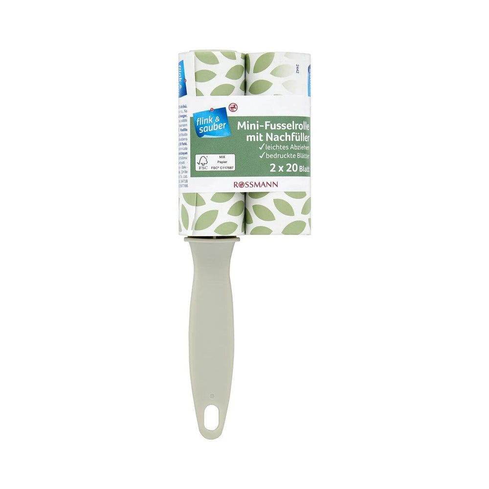 Flink Sauber Travel Lint Roller 2x20 Sheets