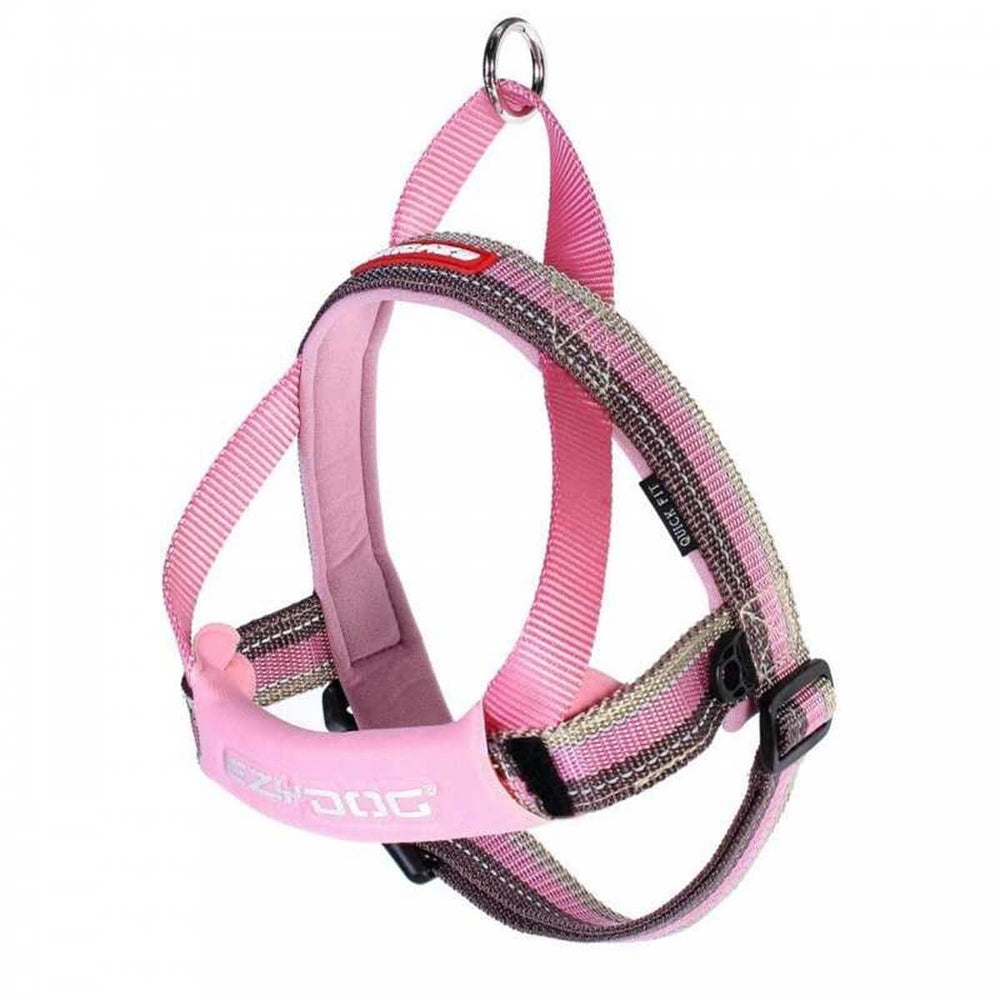 EzyDog Quick Fit Dog Harness Padded Comfort XX Small Candy