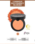 Note Luminous Silk Compact Blusher in 14 Dreamy Coral 5.5g