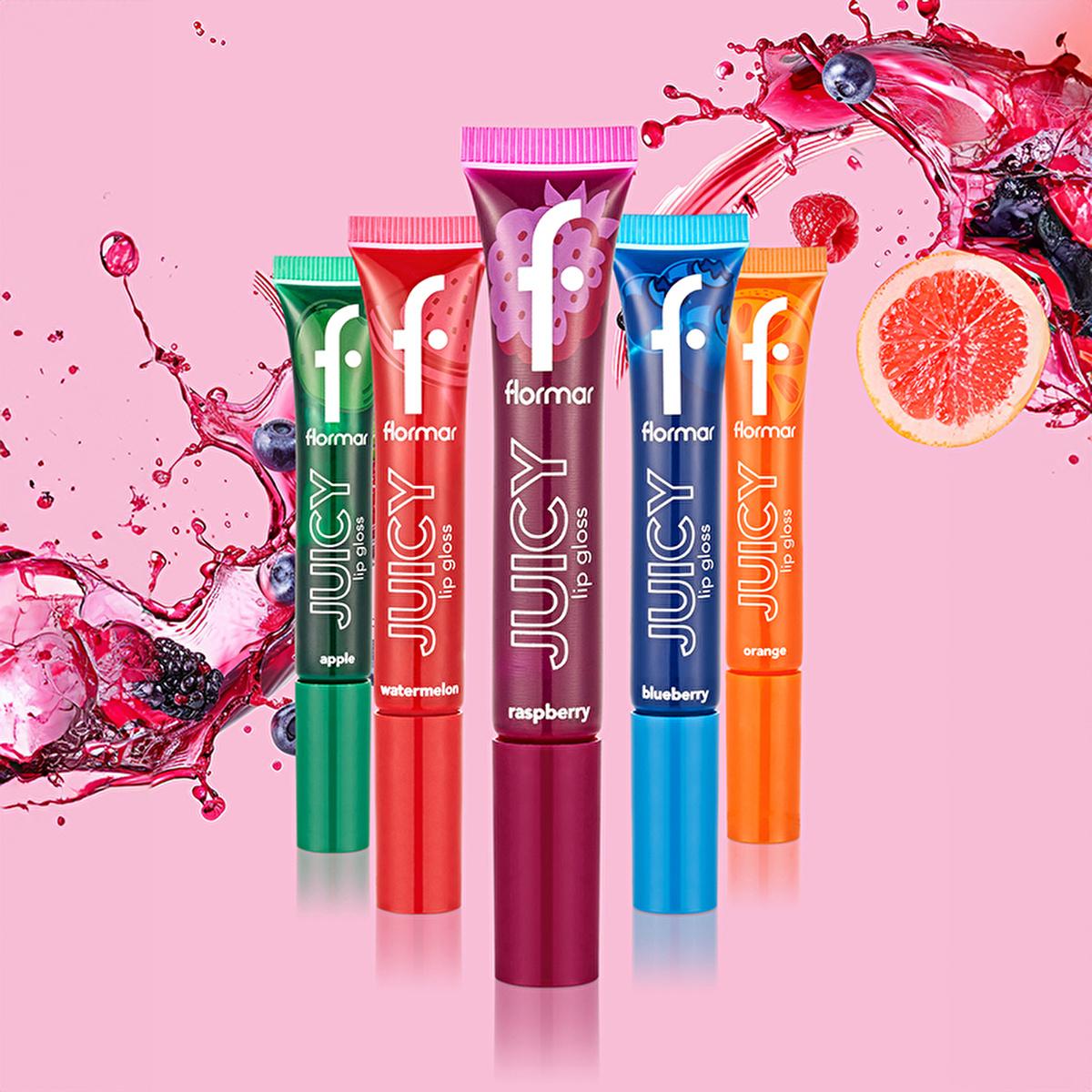 Flormar Juicy Lip Gloss - Moisturizing, Natural Color, Fruit Flavored - Lip Care for Dry Lips Flormar Juicy Lip Gloss - Moisturizing &amp; Natural Color lip gloss, moisturizing lip care, natural lip color, fruit flavored lip gloss, portable lip care, lip moisturizer, natural ingredients, cosmetic lip care, beauty essentials, dry lip solution, glossy lip finish