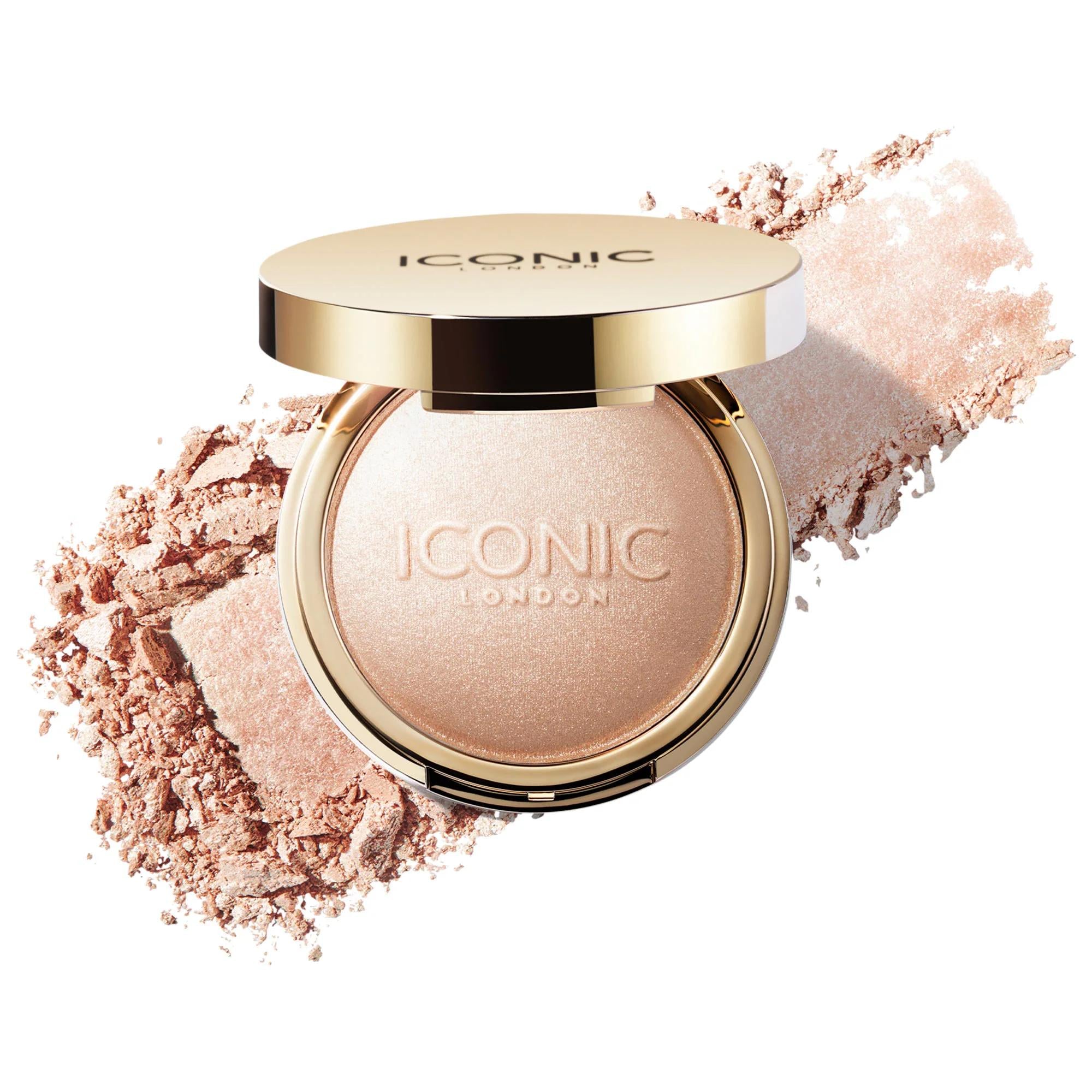 Lit and Luminous Baked Highlighter - Champagne-Toned Powder for Natural Glow, Cruelty-Free Makeup Baked Highlighter for Natural Glow - Lit and Luminous baked highlighter, champagne-toned highlighter, cruelty-free makeup, pressed powder highlighter, natural glow makeup, makeup for beginners, everyday makeup, special occasion makeup, glow up, radiant complexion, lit-from-within radiance, cruelty-free beauty products, compact makeup, portable highlighter