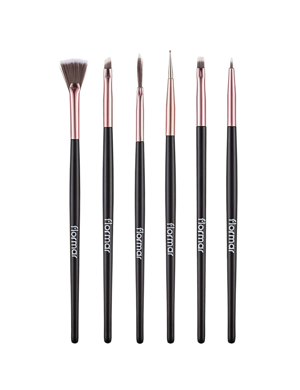 Flormar 6-Piece Nail Art Brush Set for Precision Designs