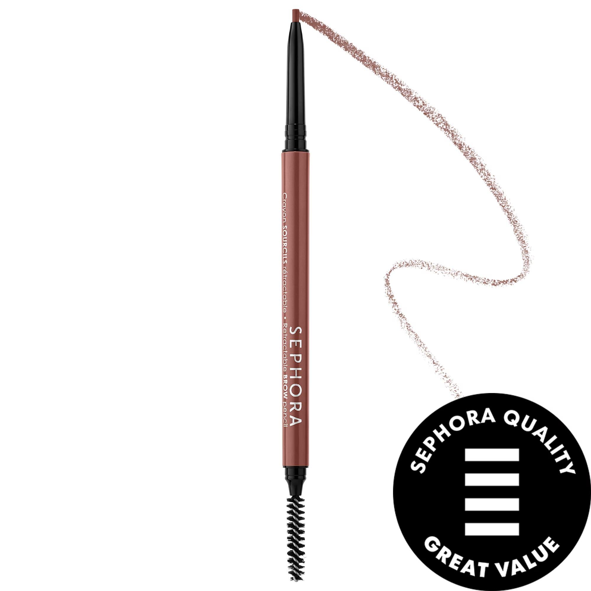 Retractable Eyebrow Pencil - Waterproof, Precise Definition & Long-Lasting Retractable Eyebrow Pencil - Waterproof & Precise waterproof eyebrow pencil, retractable brow pencil, precise eyebrow definition, long-lasting brow makeup, natural-looking eyebrow enhancement, eyebrow makeup, brow pencil, cosmetic, makeup, beauty, grooming, brow grooming, brow care