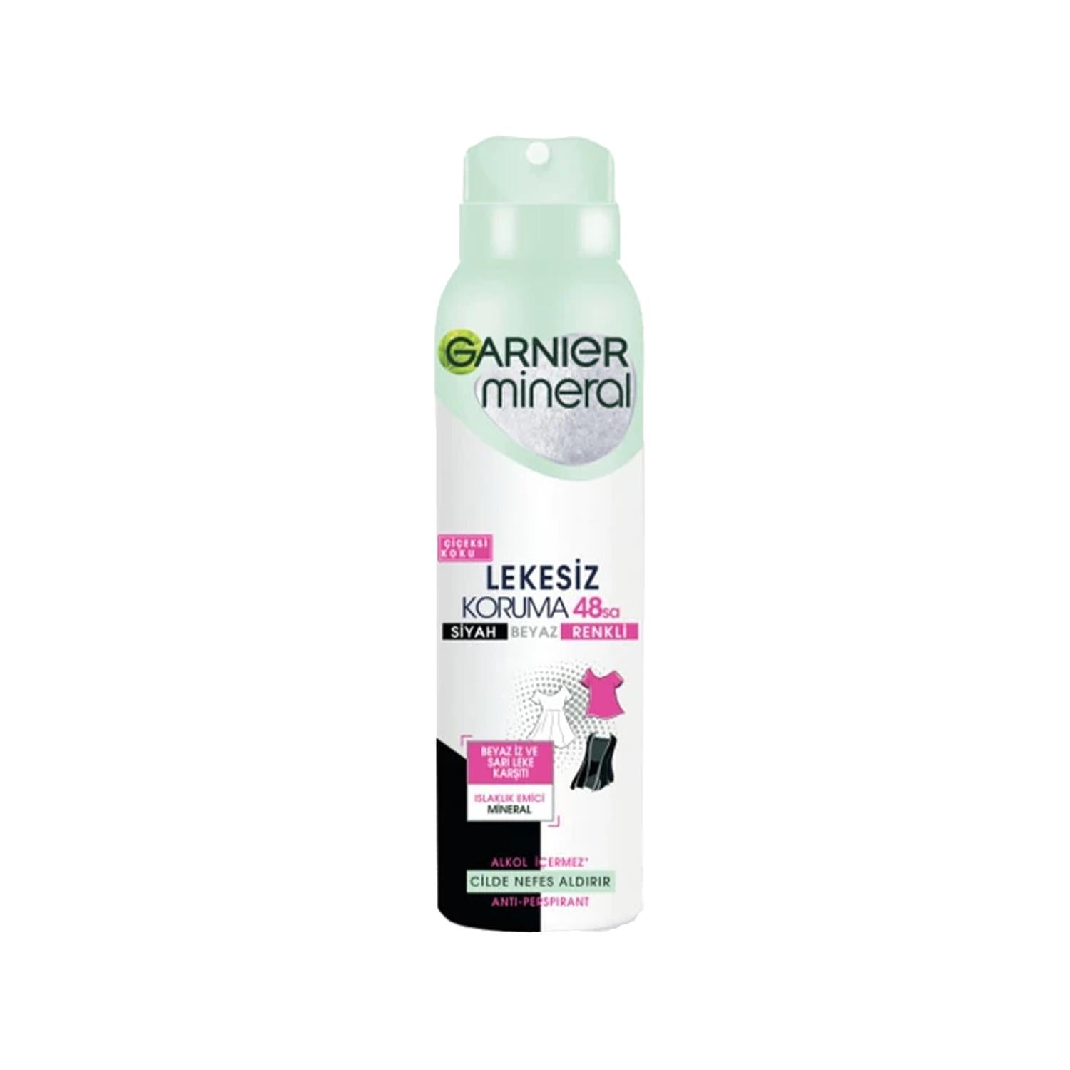 Garnier Mineral Deodorant Spray - Stain-Free Protection, Long-Lasting Odor Control for Men & Women, 5.07 fl oz Garnier Mineral Deodorant Spray - Stain-Free & Long-Lasting Garnier Mineral Deodorant, Stain-free deodorant spray, Mineral-based odor protection, Long-lasting deodorant for men/women, Natural deodorant spray, Deodorant Spray, Personal Care, Hygiene Products, Men's Deodorant, Women's Deodorant, Anti-Perspirant Deodorant, Natural Deodorant, Stain-Free Deodorant, Mineral Deodorant, Body Odor Control, 