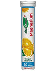 Altapharma Magnesium Effervescent Tablets - Orange Flavor | 20 Count