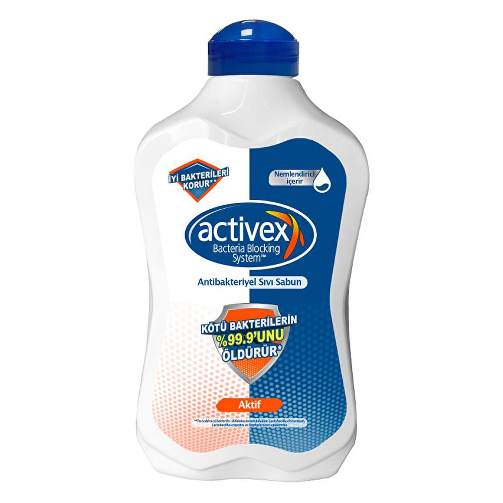 Activex Antibacterial Liquid Soap - 1.5L, Kills 99.9% of Germs & Bacteria, Effective Hand Protection for - Soap
