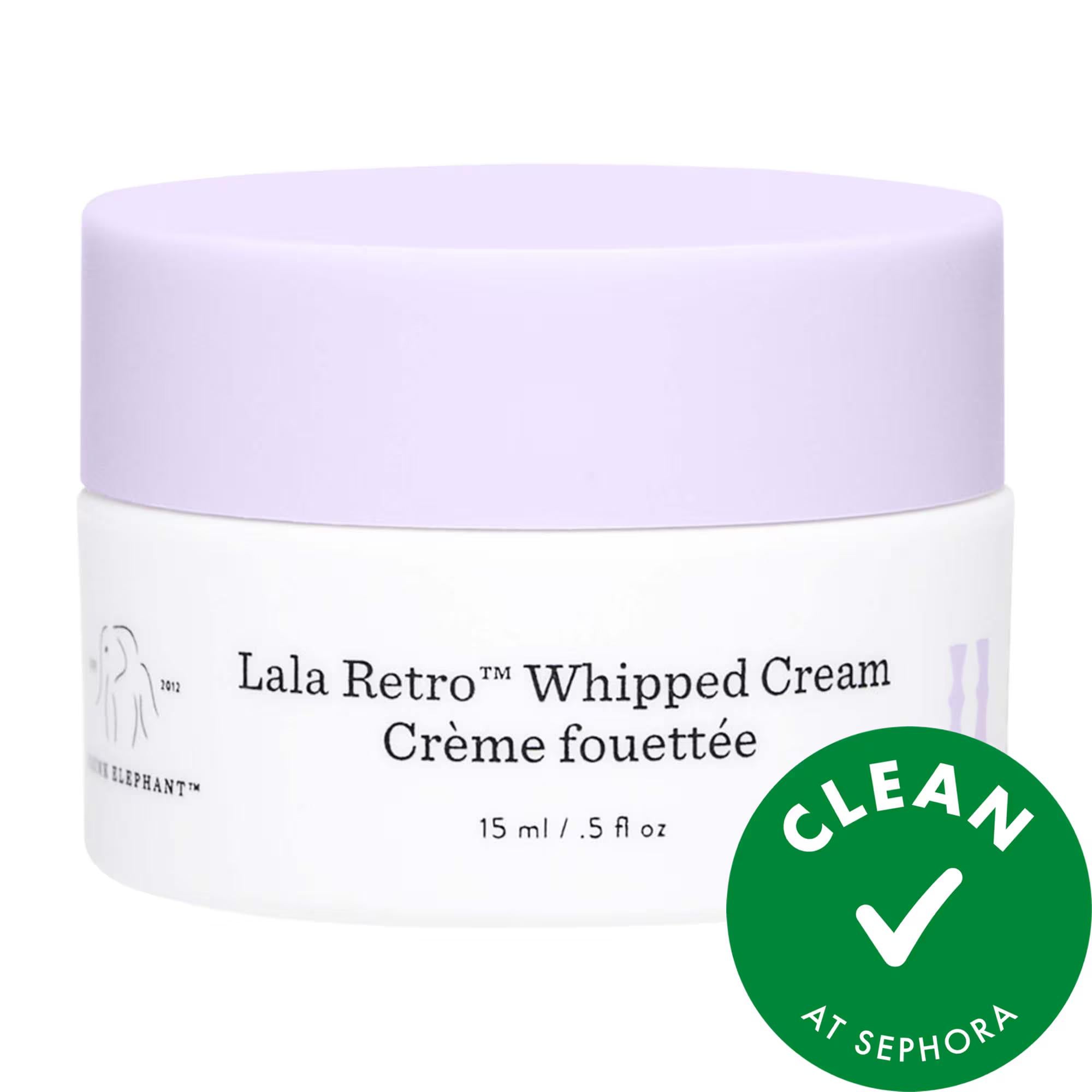 Drunk Elephant Mini Lala Retro™ Nourishing Whipped Moisturizer - Vegan, Cruelty-Free, Ceramide-Rich Moisturizer for Dry Skin Drunk Elephant Lala Retro™ Moisturizer - Nourishing, Vegan, Ceramide-Rich Nourishing moisturizer, Vegan skincare, Ceramide-based cream, Anti-aging moisturizer, Refillable skincare product, Skincare for dry skin, Cruelty-free skincare, Sustainable skincare, Mini size moisturizer, Whipped moisturizer, Drunk Elephant, Lala Retro™