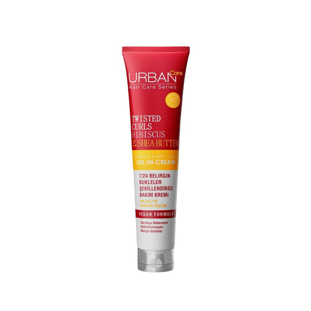 URBAN Care Leave-in Hair Care for Curly & Wavy Hair - Moisturizing & Nourishing with Hibiscus & Shea Butter - Hair Care