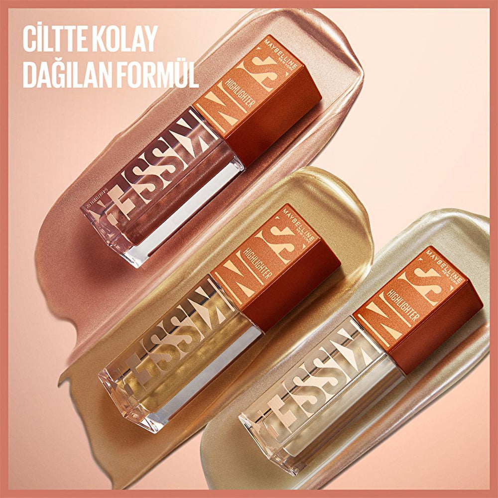 Maybelline Sunkisser: Liquid Shimmer Highlighter for Glowing Skin | Buildable, Natural Glow, Easy Application Maybelline Liquid Highlighter: Shimmer for Glowing Skin liquid highlighter, shimmer highlighter, illuminating makeup, glowing skin, Maybelline Sunkisser highlighter, buildable highlighter, natural glow highlighter, highlighter, makeup, cosmetics, beauty, liquid shimmer, face highlighter, radiant skin, easy to blend, precise application, customizable coverage, lightweight formula, makeup enthusiasts,