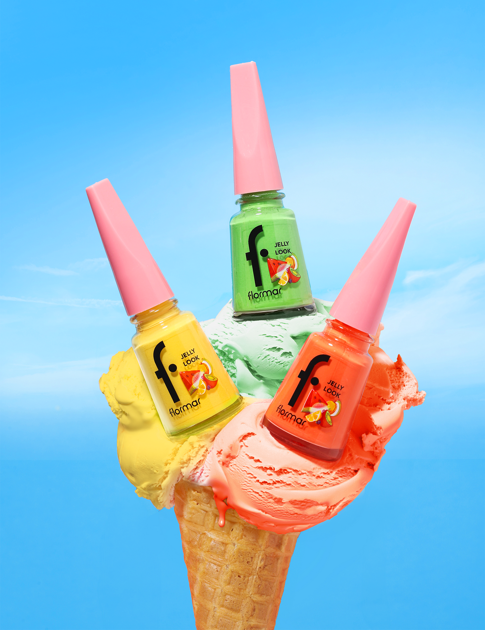 Flormar Juicy Fruits Jelly Look High-Shine Nail Polish
