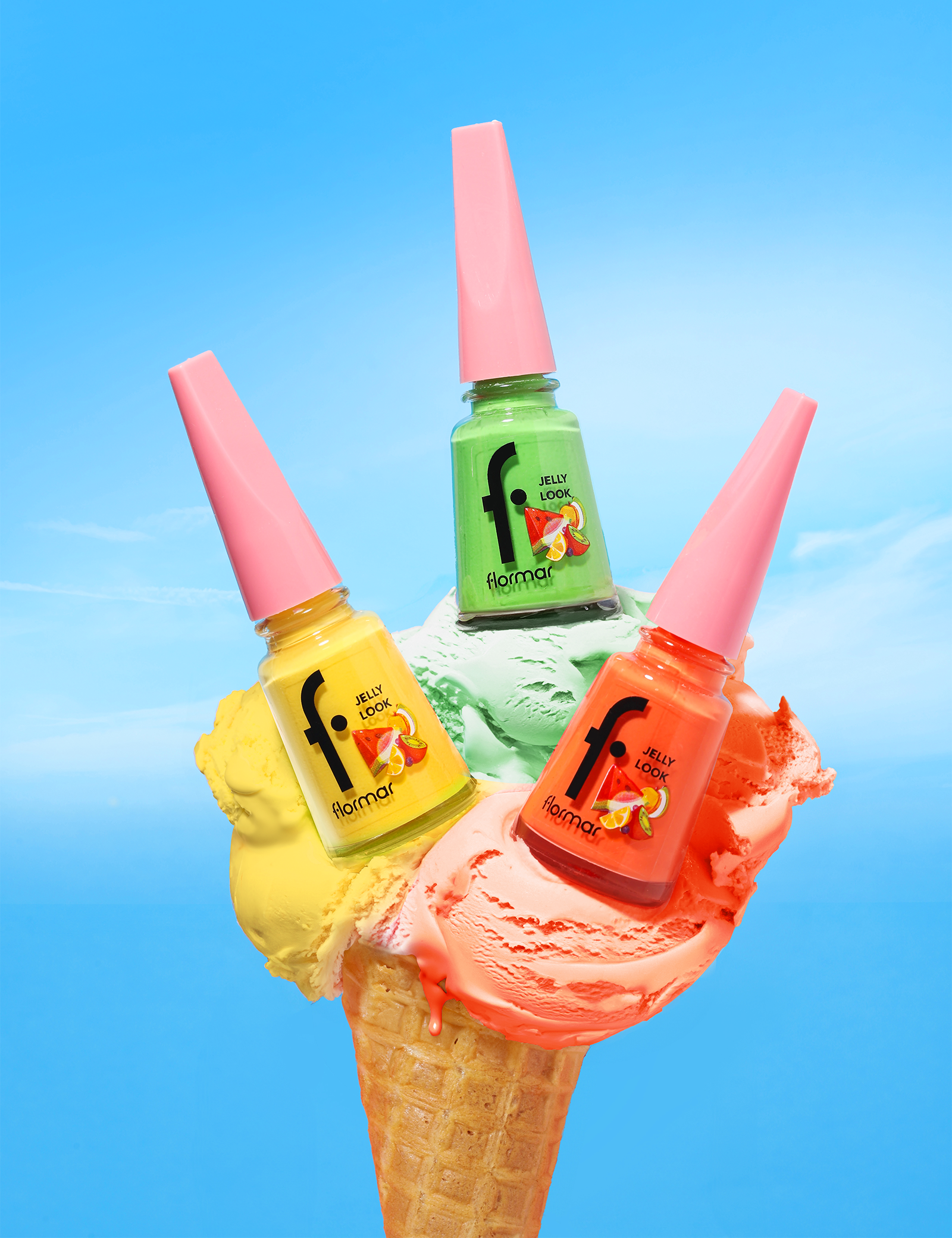 Flormar Juicy Fruits Jelly Look High-Shine Nail Polish