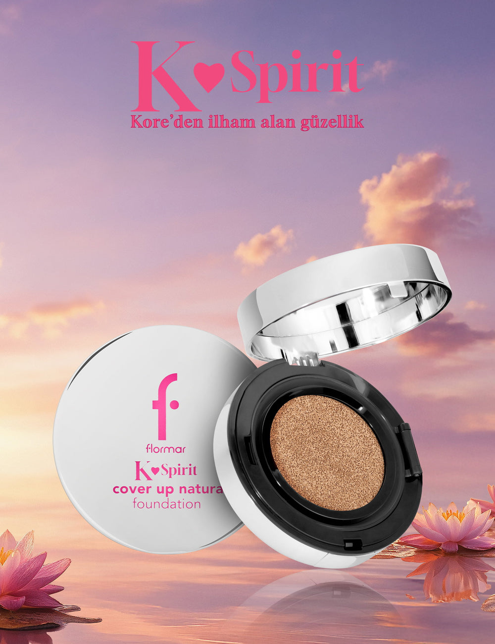 Flormar K-Spirit Cover Up Cushion Foundation 15g