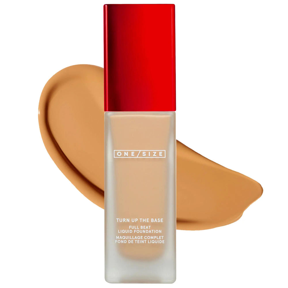Turn Up the Base - Waterproof Liquid Foundation for Full Coverage | Vegan & Cruelty-Free Turn Up the Base Waterproof Foundation - Full Coverage & Vegan waterproof liquid foundation, full coverage foundation, matte finish foundation, vegan foundation, cruelty-free foundation, long-lasting makeup, sensitive skin friendly, dermatologist-tested, non-comedogenic, makeup for active lifestyles, ethical cosmetics