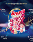 Bref Deluxe Magnolia Toilet Block 2-Pack - Hygienic Cleaning